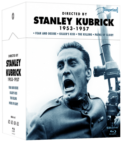 Directed By... Stanley Kubrick (1953–1957) Limited Edition Hardbox (Australian Import) [4K Ultra HD + Blu-ray] front and spine