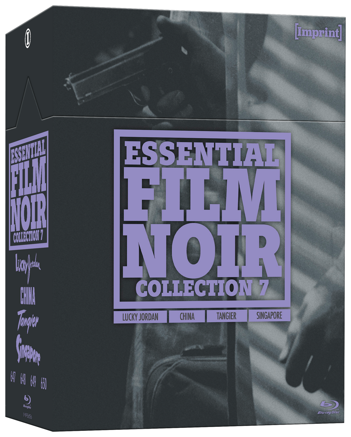 Essential Film Noir: Collection 7 Limited Edition Hardbox (Australian Import) [Blu-ray] front and spine