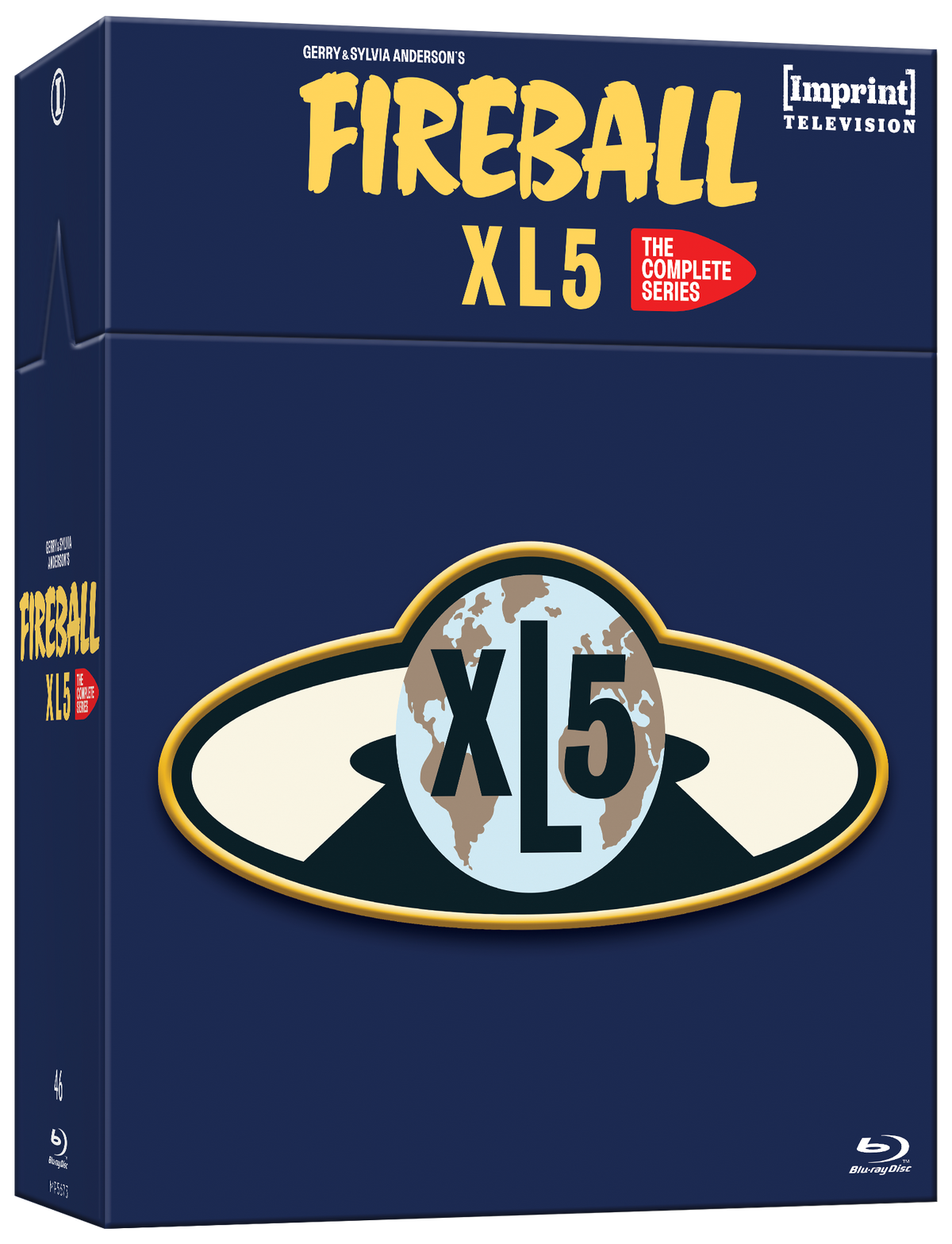 Fireball XL5: The Complete Series Limited Edition Hardbox (Australian Import) [Blu-ray] front and spine
