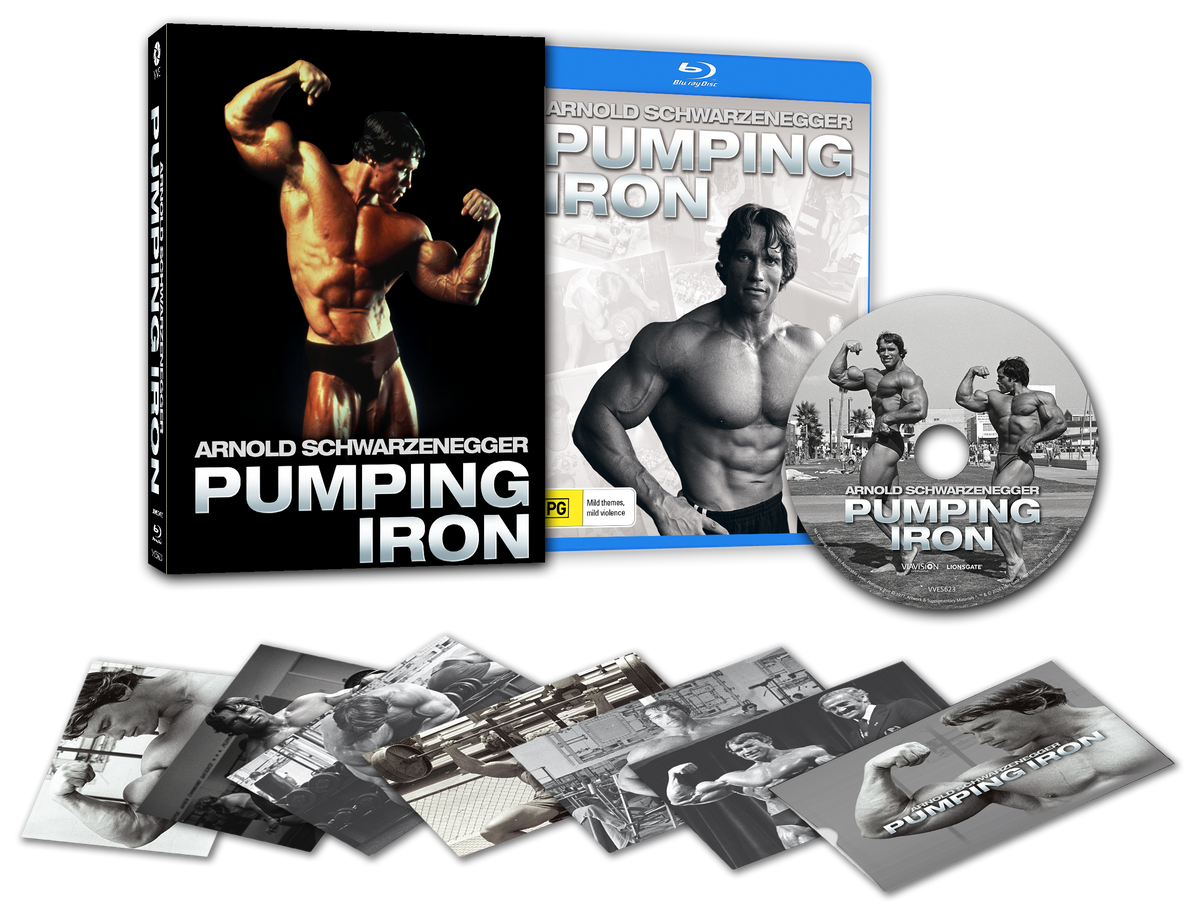 Pumping Iron (1977) Limited Edition Lenticular Hardcase (Australian Import) [Blu-ray] contents