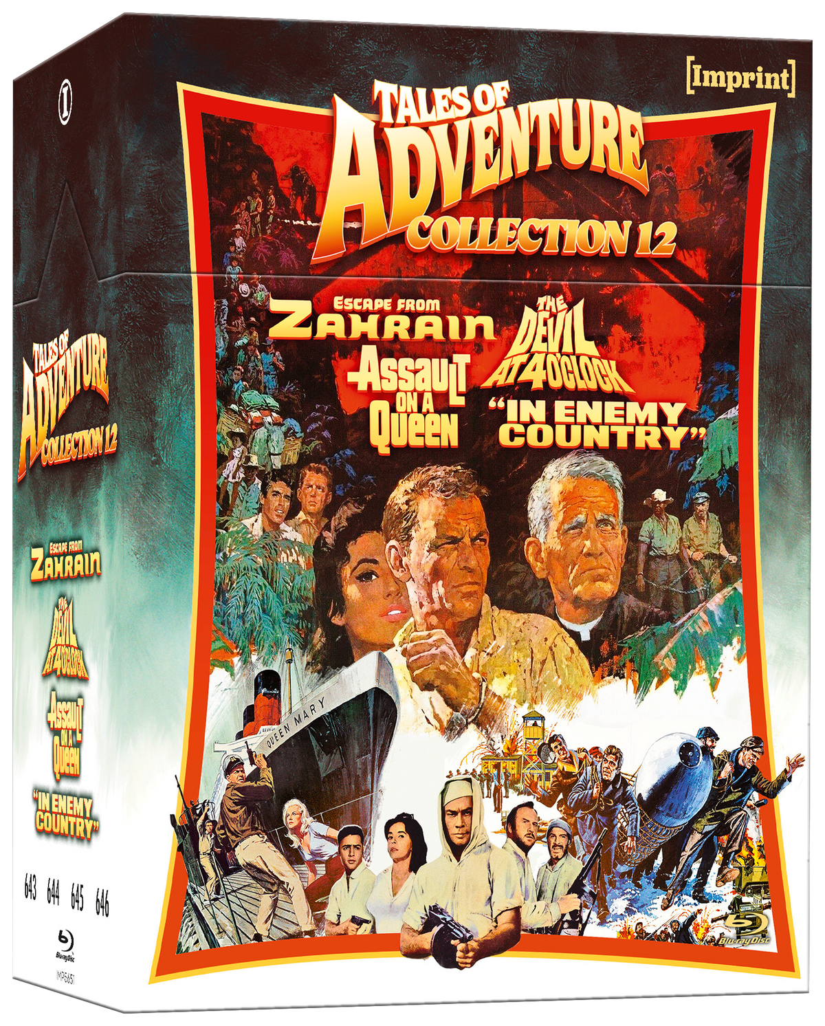 Tales of Adventure: Collection 12 Limited Edition Hardbox (Australian Import) [Blu-ray] front and spine