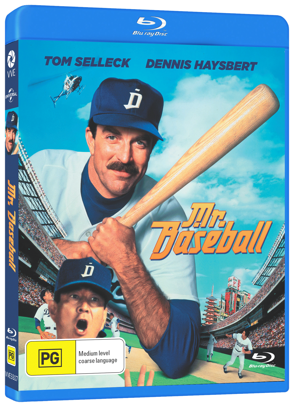 Mr. Baseball (Australian Import) [Blu-ray] front and spine