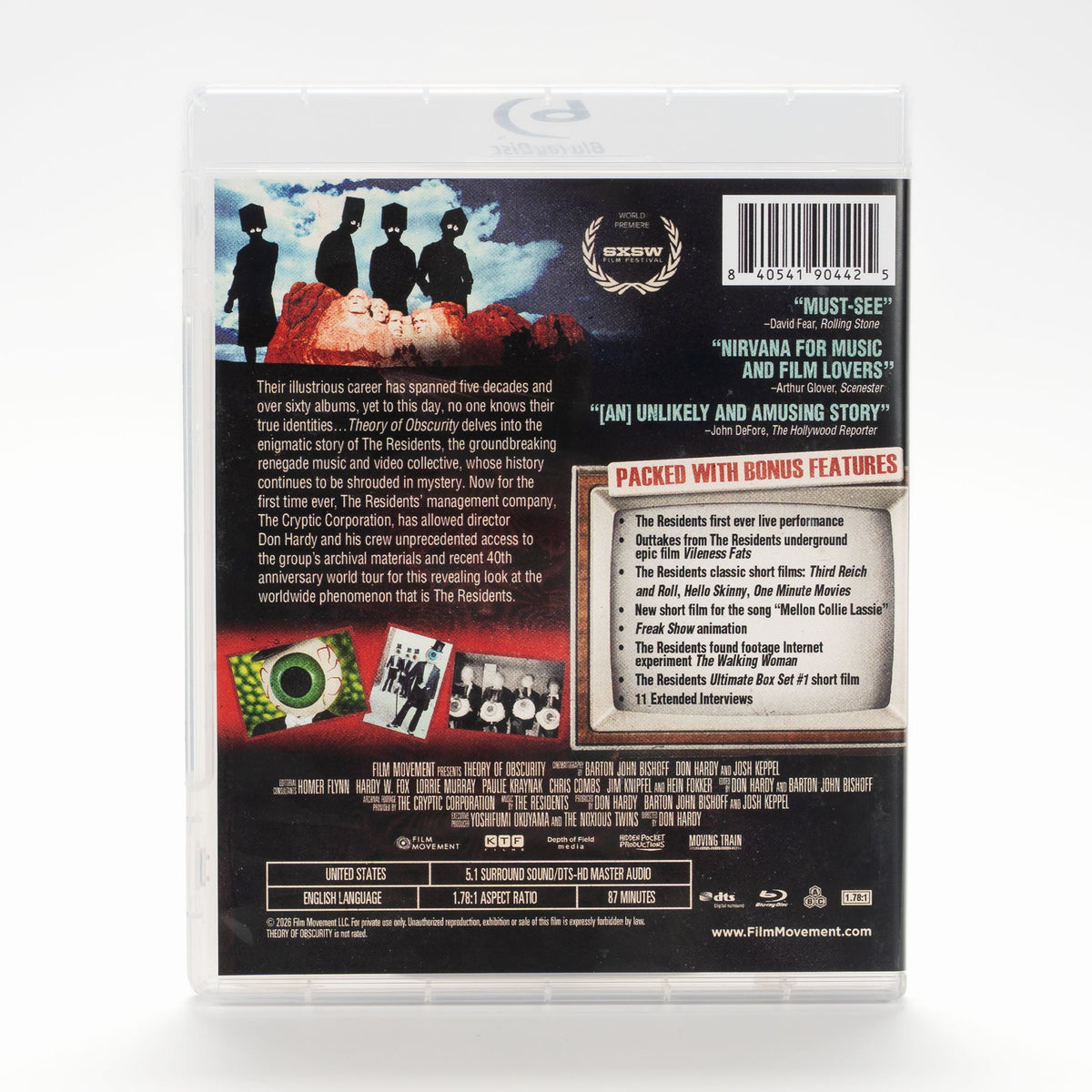 Theory of Obscurity - case back